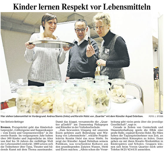 Pressetext Weserkurier_ 21.2.09