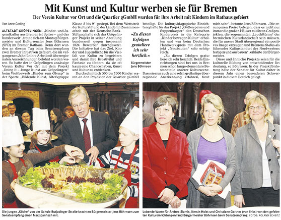 Pressetext Weserkurier_ 22.01.09