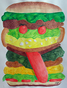 Bildentwurf Hamburger